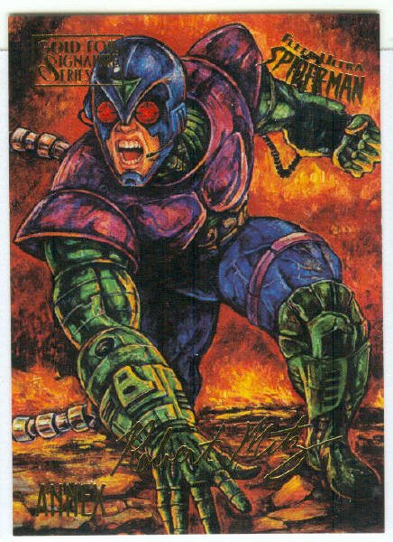 Spider-Man Fleer Ultra #2 Gold Foil Signature Annex
