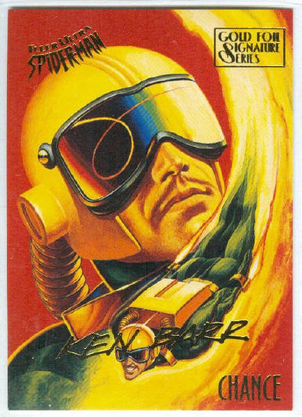 Spider-Man Fleer Ultra #16 Gold Foil Signature Chance