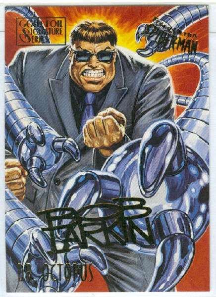 Spider-Man Fleer Ultra #19 Gold Foil Signature Dr. Octopus