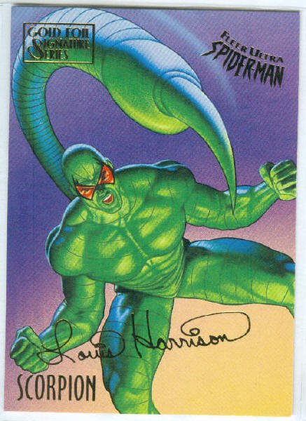 Spider-Man Fleer Ultra #49 Gold Foil Signature Scorpion