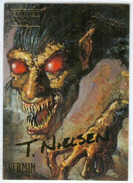 Spider-Man Fleer Ultra #61 Gold Foil Signature Vermin