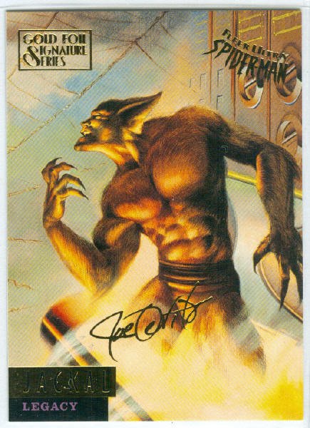 Spider-Man Fleer Ultra #69 Gold Foil Signature Jackal
