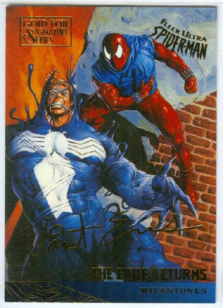 Spider-Man Fleer Ultra #94 Gold Foil Signature The Exile Returns