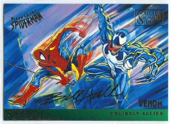 Spider-Man Fleer Ultra #134 Gold Foil Signature Venom