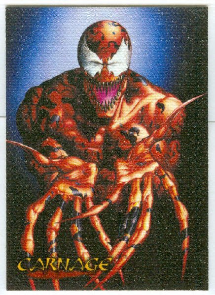 Spider-Man Premium Canvas #1 Chase Trading Card Carnage