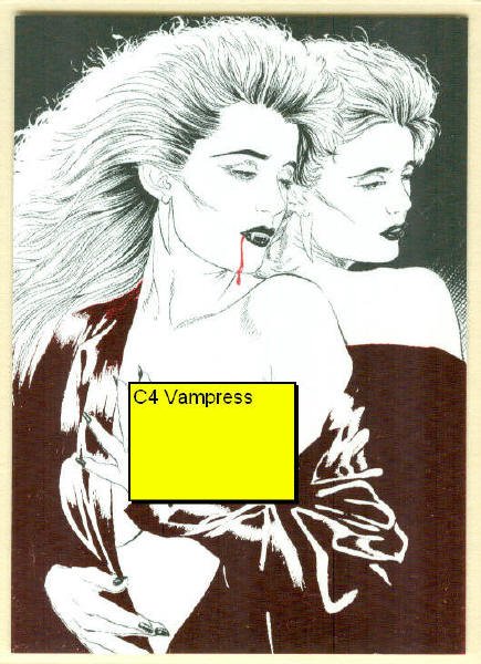 Steve Woron #C4 Red Foil Chase Card Vampress