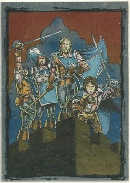 Three Musketeers #S2 Silver Foil Card
