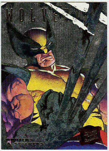 X-Men 95 Ultra #7 Silver Foil Powerblast Card Wolverine