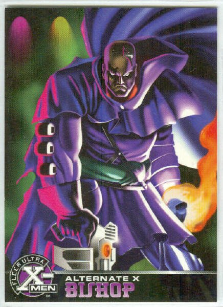 X-Men 1995 Alternate X #4 Bishop Embossed Chase Card
