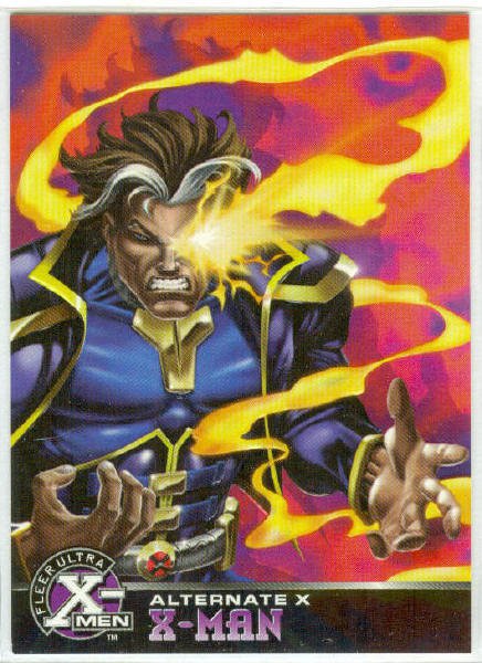 X-Men 1995 Alternate X #6 X-Man Embossed Chase Card