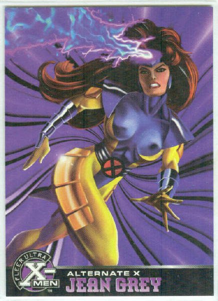 X-Men 1995 Alternate X #11 Jean Grey Embossed Chase Card