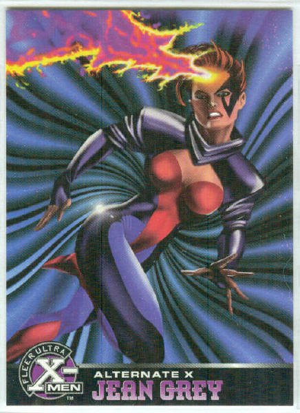 X-Men 1995 Alternate X #12 Jean Grey Embossed Chase Card