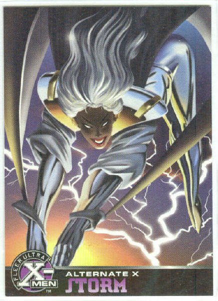 X-Men 1995 Alternate X #17 Storm Embossed Chase Card