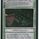 Star Wars CCG Han's Heavy Blaster Pistol Rare LS Game Card Unplayed