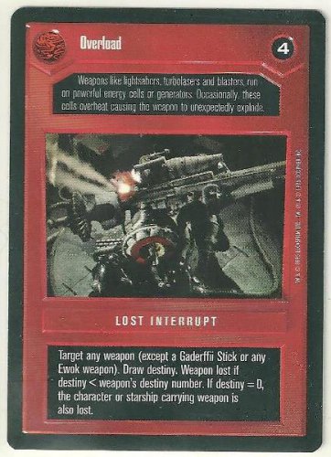 Star Wars CCG Overload DS Premiere Limited Game Card Unplayed