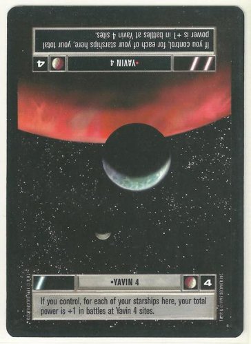Star Wars CCG Yavin 4 DS Premiere Limited Game Card Unplayed