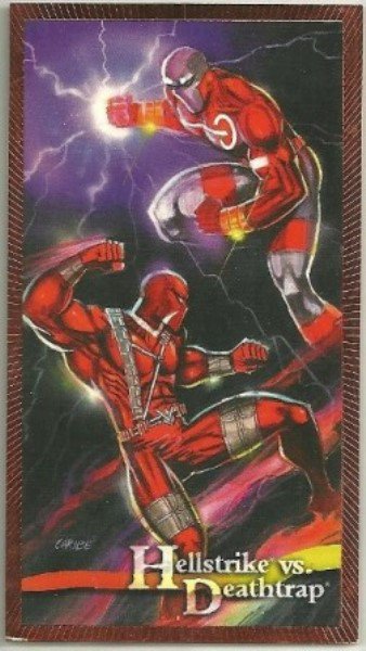 Wildstorm Gallery #B11 Battle Card Hellstrike vs Deathtrap