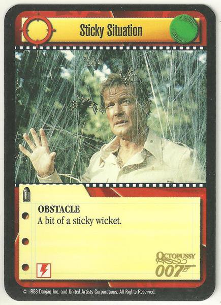 James Bond 007 CCG Sticky Situation Game Card Octopussy
