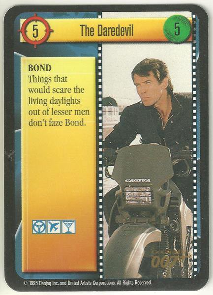 James Bond 007 CCG The Daredevil Game Card Goldeneye