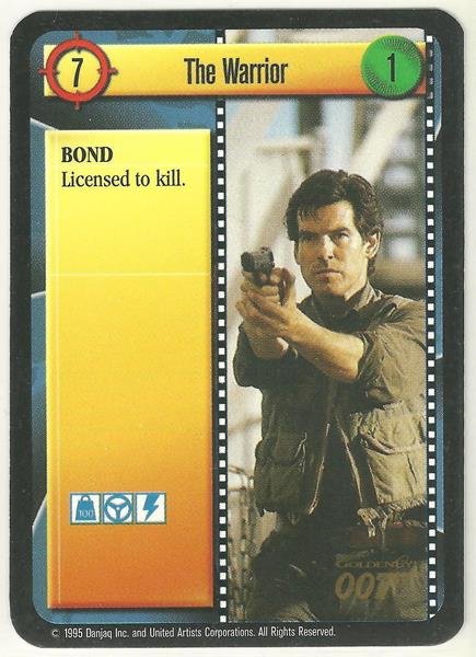 James Bond 007 CCG The Warrior Game Card Goldeneye
