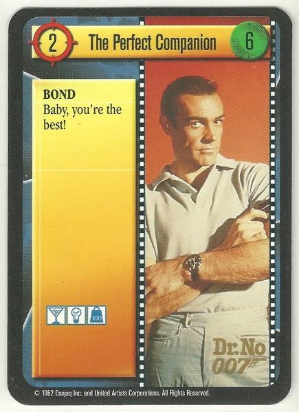 James Bond 007 CCG The Perfect Companion Uncommon Game Card Dr. No