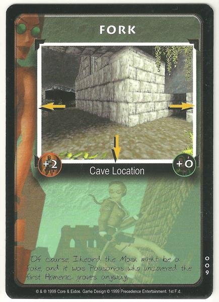 Tomb Raider CCG Fork 009 Starter Game Card Unplayed