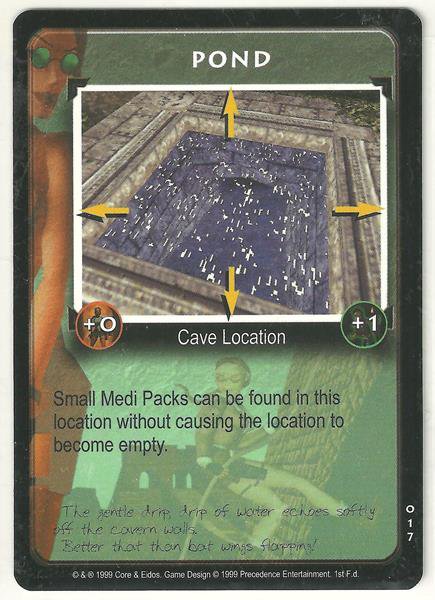 Tomb Raider CCG Pond 017 Starter Game Card Unplayed