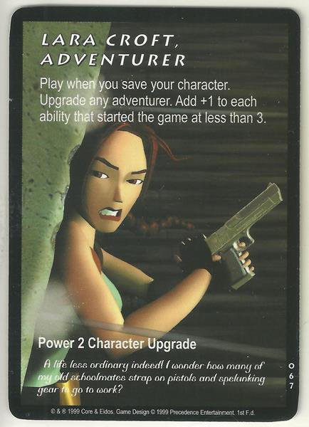 Tomb Raider CCG Laura Croft Adventurer 067 Common Starter Game Card Unplayed