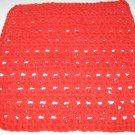 Red Crochet Dish Cloth