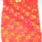 Crochet Eyeglass Case reds and yellows