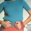 Sweaters Made Easy Coats and clarks book No 288