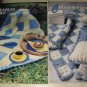 Aunt Lolas and checkered quilts afghan Annies Attic Crochet pattern
