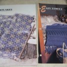 Easy Street and Snowflakes afghan Annies Attic Crochet pattern