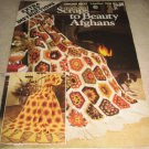 Leisure arts 163 Scraps to Beauty Afghans crochet booklet