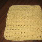 Yellow  Crochet Dish Cloth