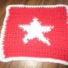 Crochet Star dish cloth 100% cotton