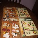 Leisure Arts Leaflets,lot of 4