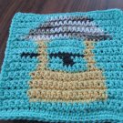 Crochet Wishing Well dish cloth 100% cotton