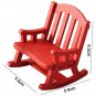 Miniature Rocking Chair Retro 1/12 Scale Dollhouse Accessories Swing Rocking Model Toys