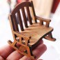 Miniature Rocking Chair Retro 1/12 Scale Dollhouse Accessories Swing Rocking Model Toys