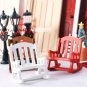 Miniature Rocking Chair Retro 1/12 Scale Dollhouse Accessories Swing Rocking Model Toys