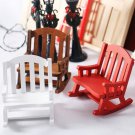 Miniature Rocking Chair Retro 1/12 Scale Dollhouse Accessories Swing Rocking Model Toys