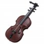 Miniature Model Mini Violins Ornament with Stand for Dollhouse