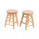 Wooden Stool Chair Dollhouse 1/12 Miniature 1 Pieces Furniture Accessories Decoration Toys