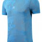 Men Shirt Color Blue Jersey Customize Name Number