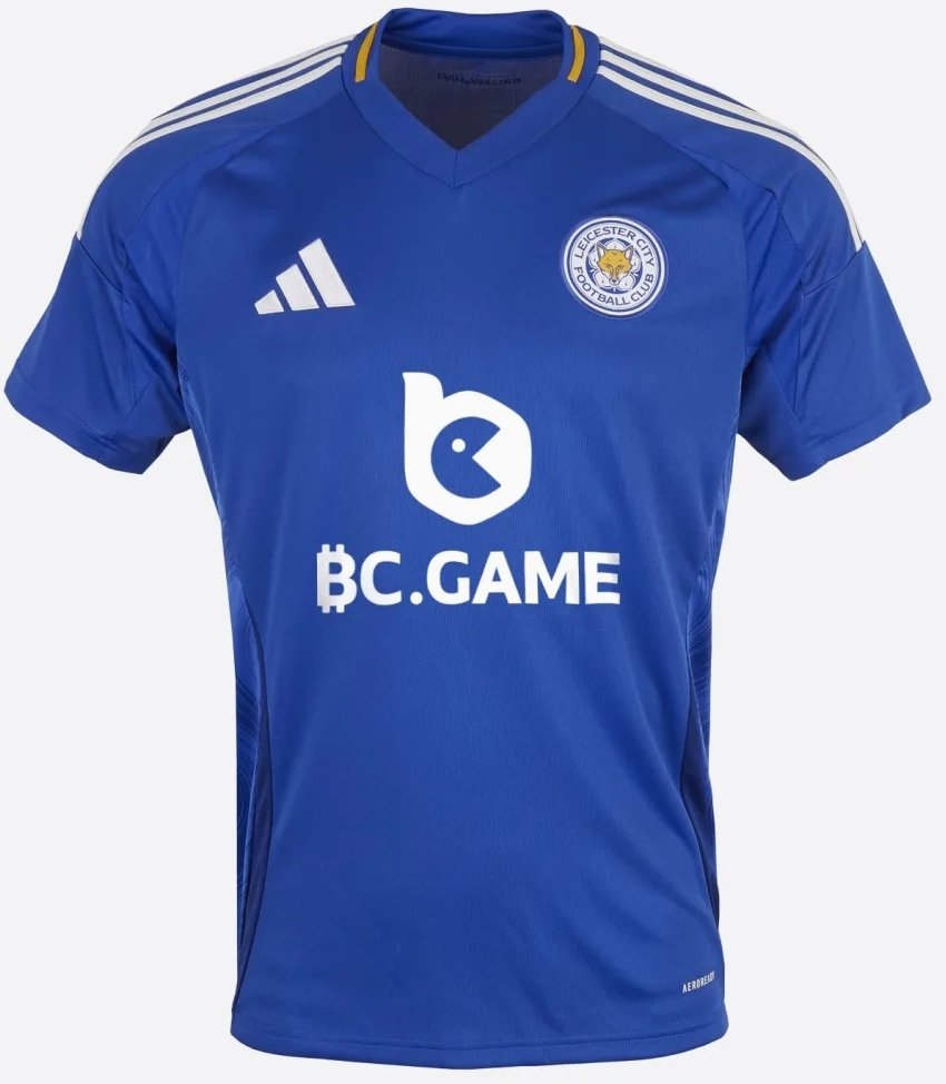 Men Leicester City Home Jersey 20242025 Shirt Soccer Football 2425