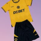 Kids Wolverhampton Home Youth Kit 2024-2025 Jersey Shirt Soccer Football 24-25