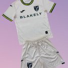 Kids Norwich City 3rd Third Youth Kit 2024-2025 Jersey Shirt Soccer Football 24-25