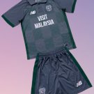 Kids Cardiff City Away Youth Kit 2024-2025 Jersey Shirt Soccer Football 24-25