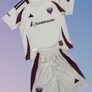 Kids D.C. United Away Youth Kit 2025-2026 Jersey Shirt Soccer Football 25-26